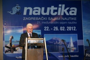 Zagreb, February 22 2012 - Capt. Nikola Mendrila, Assistant Minister of Maritime Affairs, Transport and Infrastructure officially opened the 21st Boat Show at the Zagreb Fair