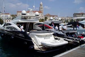 Split, April 10 2010 - "Croatia Boat Show" has been traditionally organized in Split city Port