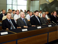 Đuro Podvezanec, direktor Ceste Varaždin; Đuro Dekanović, direktor Vijadukta; Željko Žderić, direktor Konstruktora; Marijan Banić, direktor NGR-a