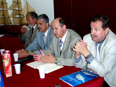 Pomoćnik ministra Miletić, državni tajnik Vranković, državni tajnik Bačić i predsjednik Uprave Jadrolinije Lončar