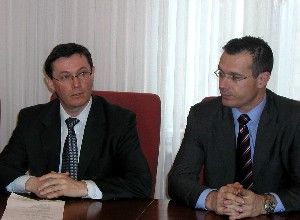 Slavko Rajnović, Croatian Waters Company and  Zdravko Livaković, Ministry of the Sea, Tourism, Transport and Development