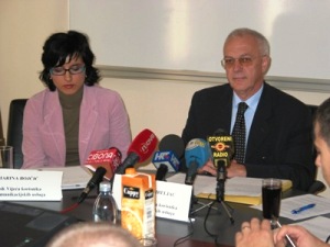 Marina Bojčić, tajnica i Miroslav Hreljac, predsjednik Vijeća korisnika TK usluga