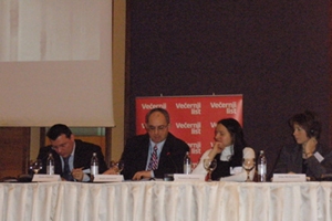 Zagreb, 1. ožujka 2010. - Krešo Antonović, ravnatelj u Upravi za poštu i elektroničke komunikacije predsjedao je ovogodišnjom konferencijom koja se održavala u zagrebačkom "Westin" hotelu
