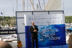 Šibenik, 17. rujna 2009. Branko Bačić, državni tajnik za more na otvorenju sajma nautike