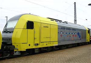 Zagreb, 16. ožujka 2009. - Promotivni kontejnerski vlak "Bosphorus Europa-express"