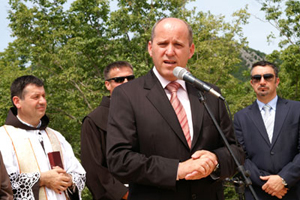 Ravča, 13. svibnja 2009. Branko Bačić, državni tajnik za more u Ministarstvu mora, prometa i infrastrukture